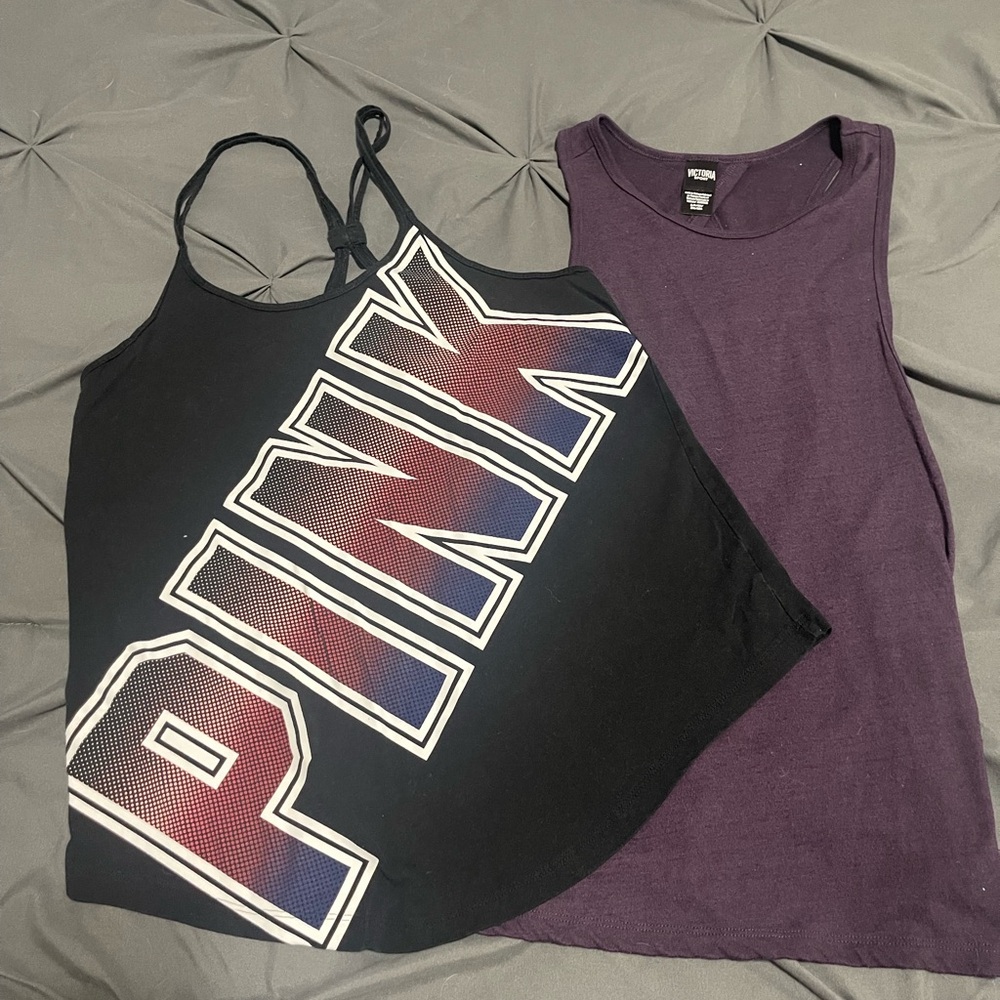 Black and Purple Tank Tops by VS